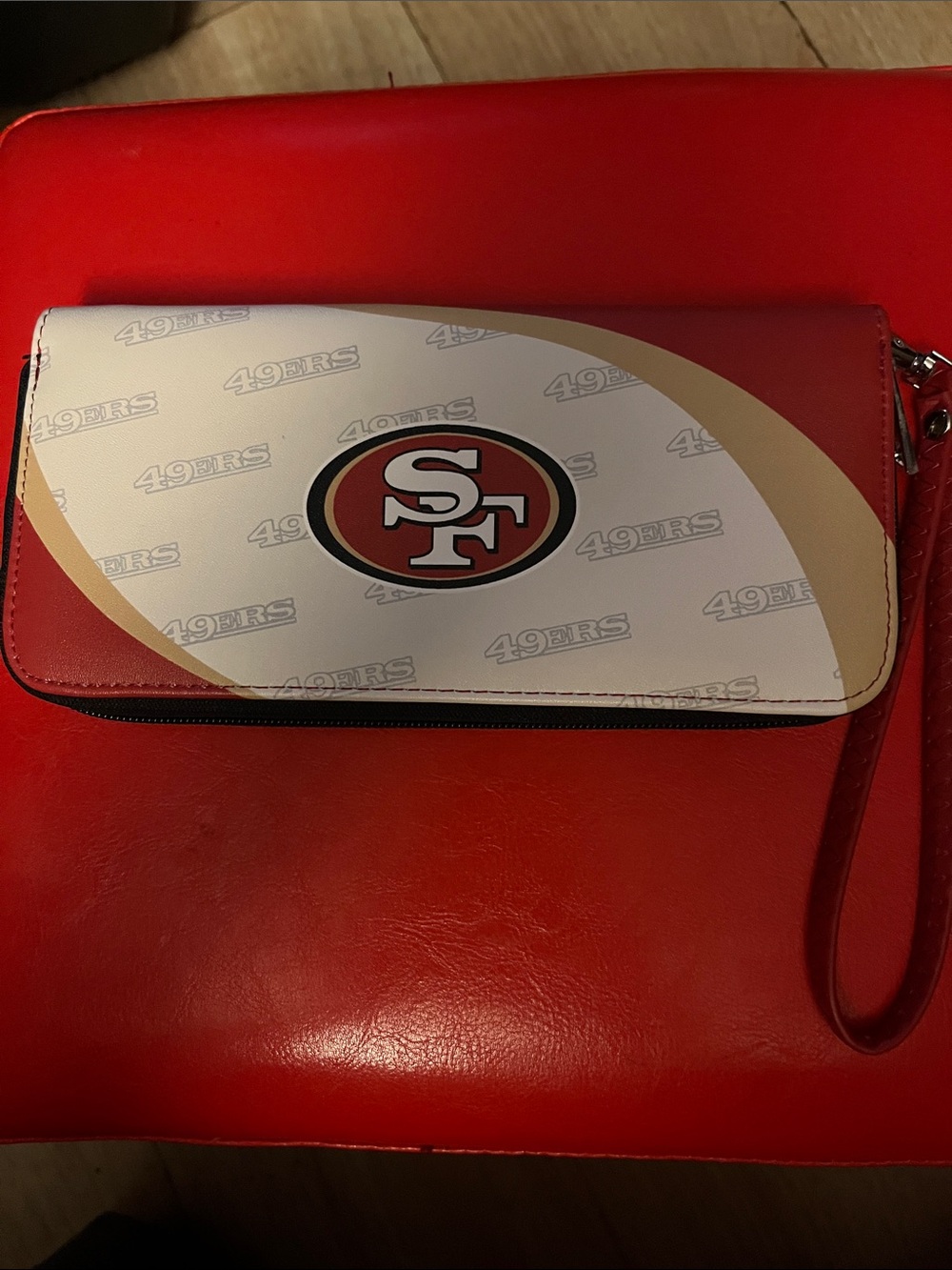 NFL San Francisco 49ers Zipper Organizer Women's Wallet